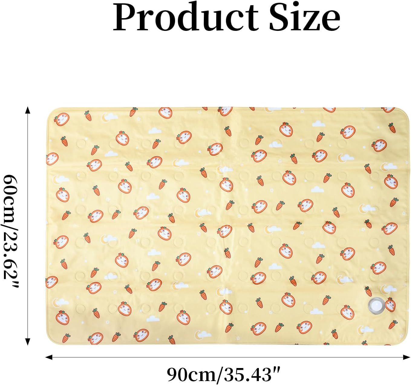 Dog Cooling Mat, Non-Toxic Gel Pet Cooling Mat, Waterproof and Scratch Resistant, 60 X 90 Cm, No Electricity Required, Suitable for Hot Summer Indoor and Outdoor, Cage, Kennel, Bed, Keep Pets Cool image number 3