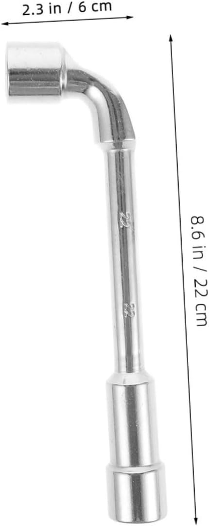 ZUNOXAZ Shaped Socket Wrench Double Ended Adjustable Tire Valve Tool for Car Motorcycle Repair Durable Wheel Alignment Spare Tire Wrench Reliable Performance for Automotive Maintenance image number 1