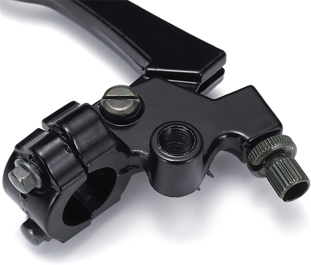 GLXAU Pair Motorcycle Brake Clutch Levers Black for Honda CG 125 Aluminum Alloy Motorbike Brake & Clutch Lever Cable Front Brake