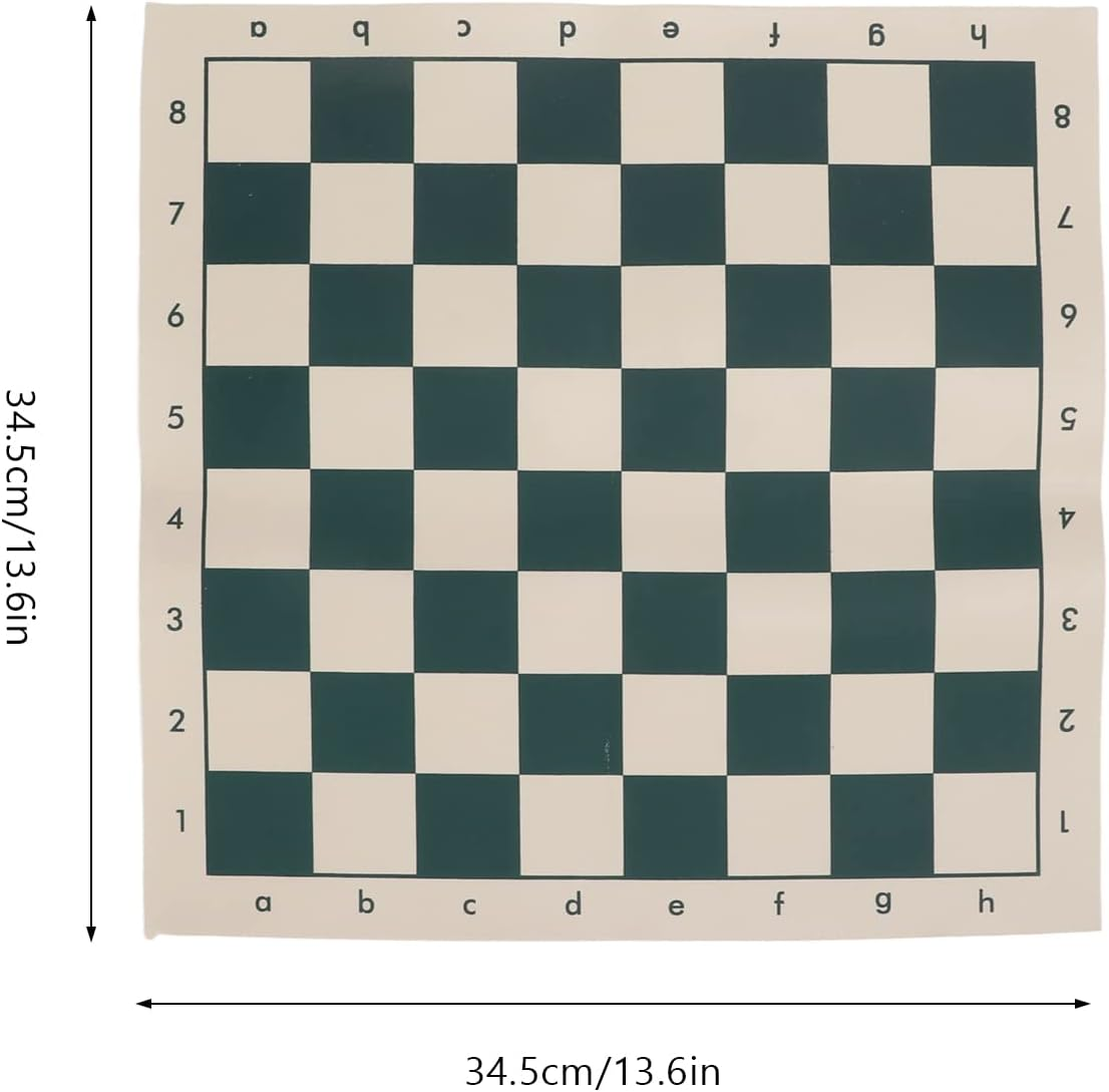 Chess Board, Flexible, Portable, Durable, Soft PVC, 2 Players, Age 6+ image number 4