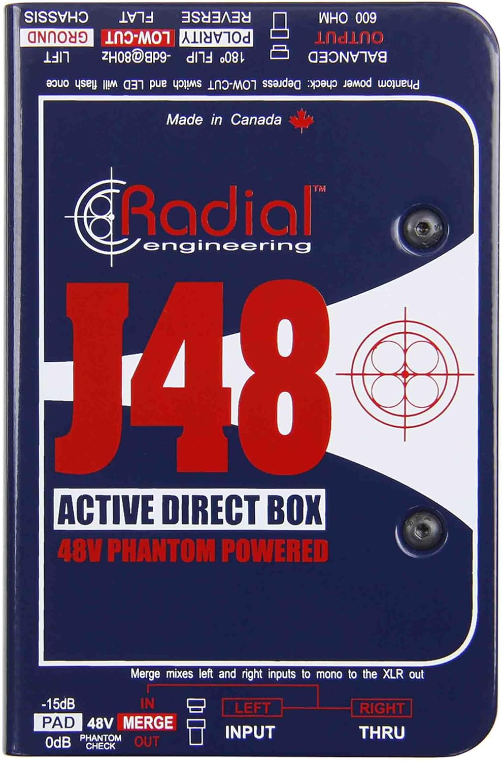 Radial J48 Phantom Powered Active Direct Box image number 3