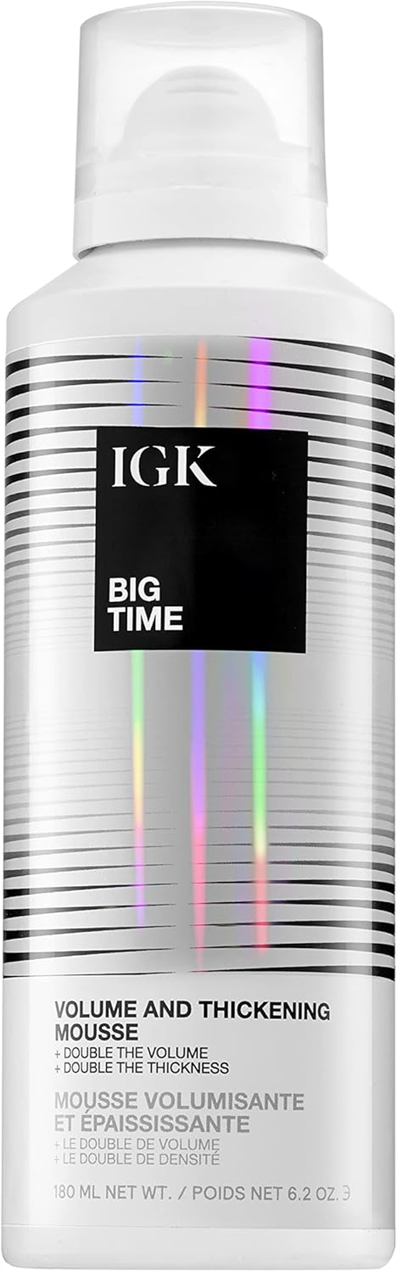 IGK Big Time Volume and Thickening Mousse for Unisex 6 Oz Mousse image number 2