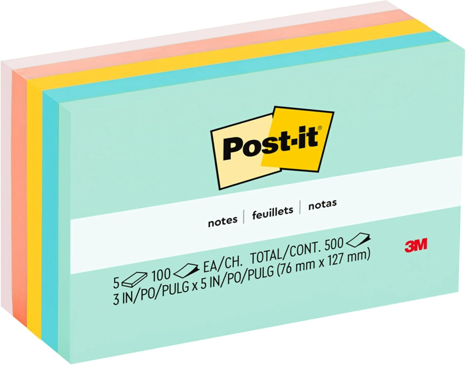 Post-It FBA- 233819 Notes, Marseille Collection, 76 X 127 Mm image number 5