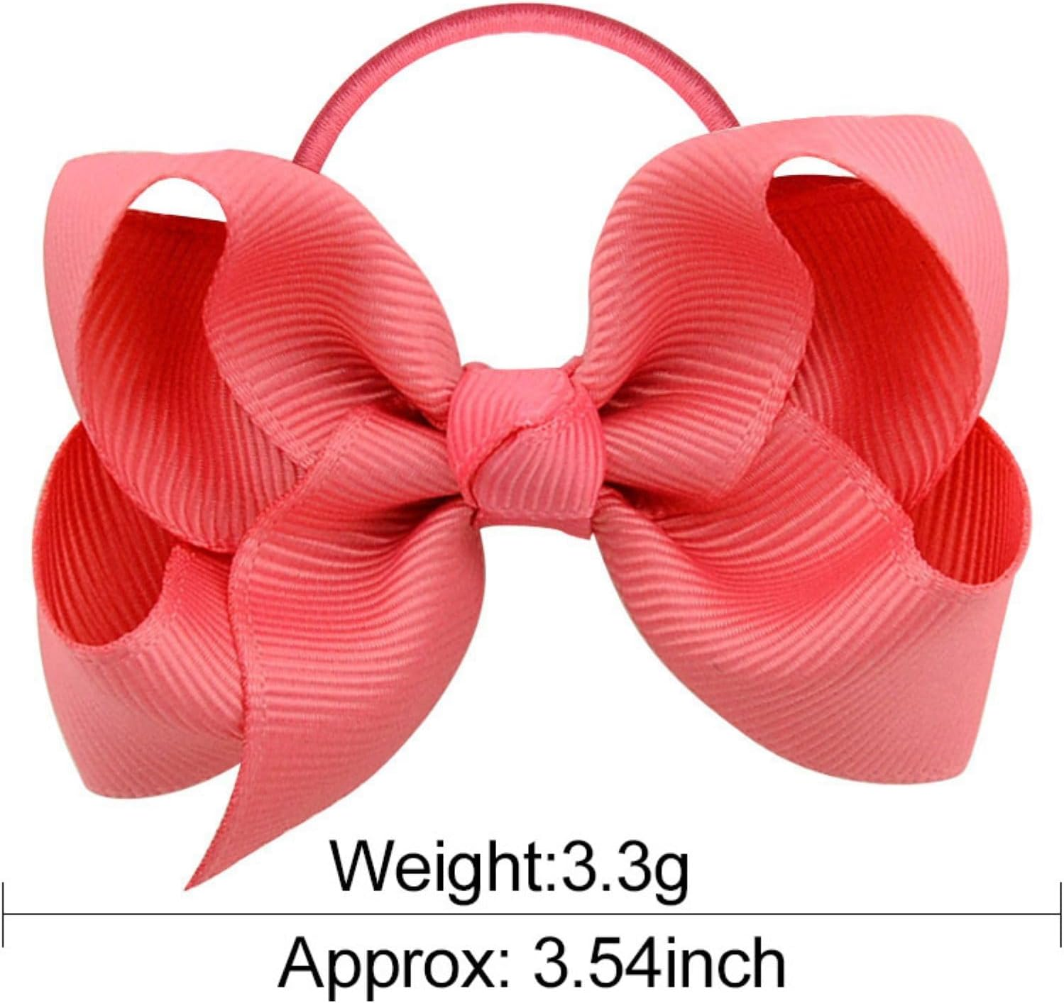 JOVALA 40PCS Baby Hair Ties with Bows for Toddler,3.54 Inch Tiny Hair Bows with Elastic Loop Ponytail Ties Pony Tail Holder Hair Bands Accessories for Infants Toddlers Baby Girls Kids image number 4