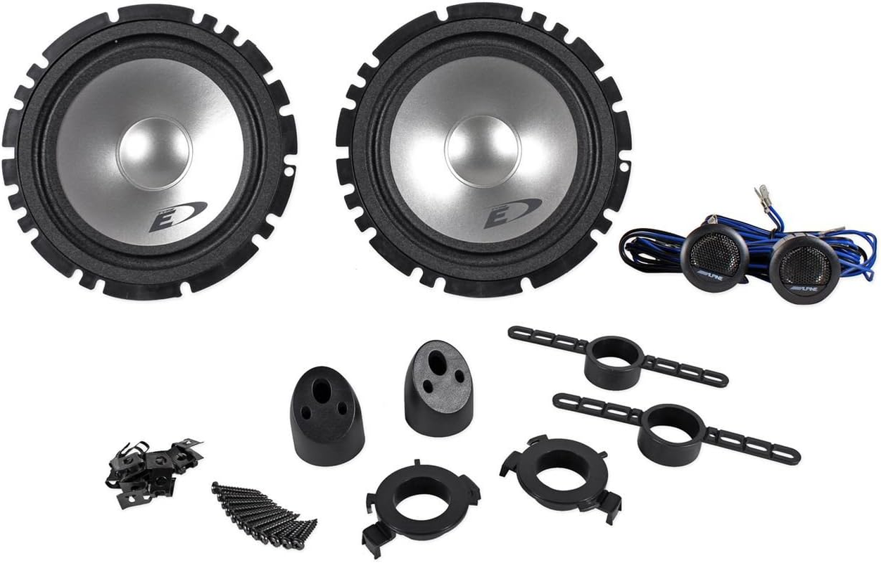 Alpine Type-E Series SXE-1750S Car Audio 6.5-Inch Component 2-Way Speakers image number 1