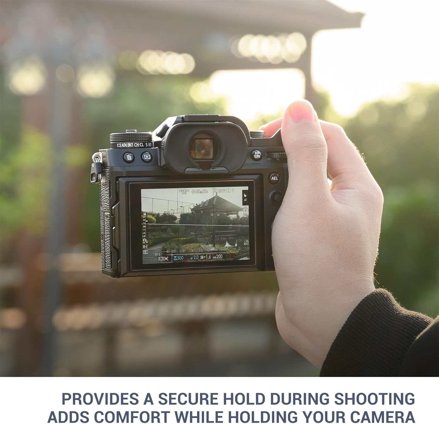 JJC Metal Thumb up Grip for Fujifilm Fuji X-T5 X-T4 X-T3 XT5 XT4 XT3 Camera, Durable Hot Shoe Cover Cap Protector, Thumb Rest Better Balance and Grip for Camera image number 4