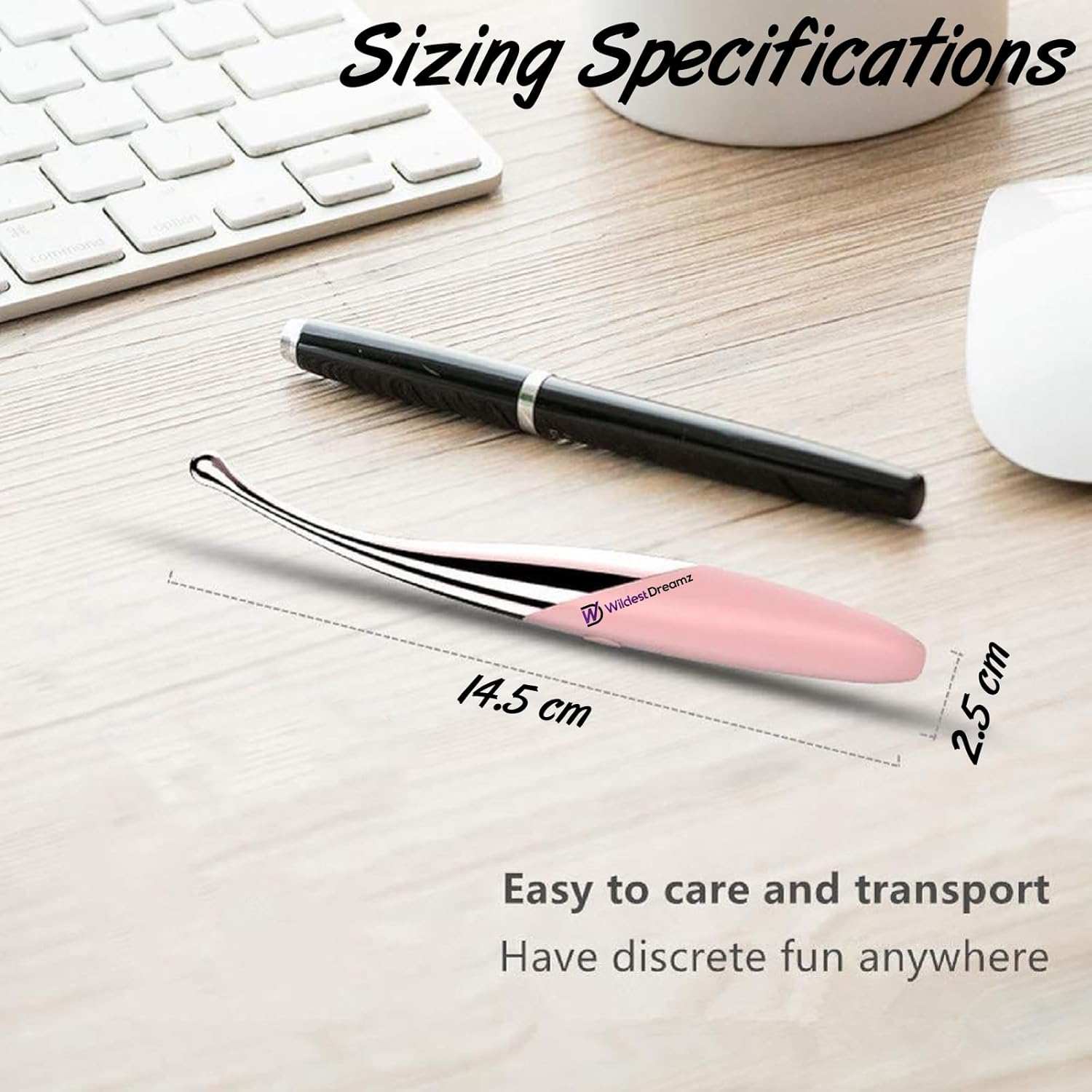 Super Powerful High-Frequency Clit G Spot Clitoral Vibrator for Sex Toys for Women - Quick Orgasm Wand Mini Dildo Nipple Clitoris Stimulator with 10 Vibration Modes, Precision Targeted Nipple Clit Anal, Rechargeable Vibrating Bullet Massager for Women Adult Sex Toy image number 5