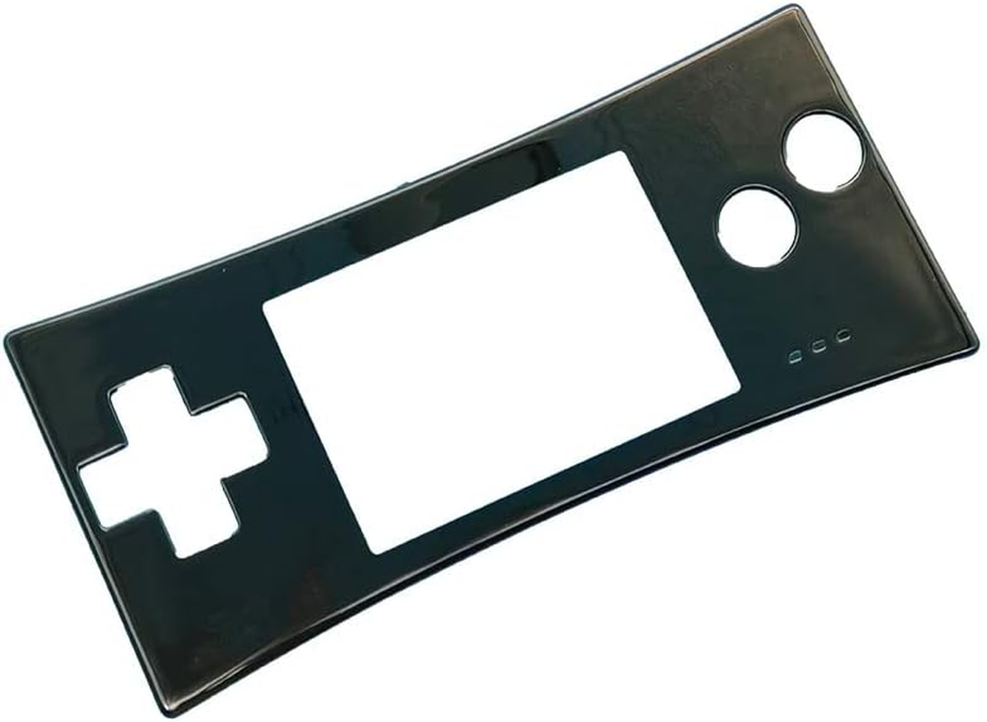 XBERSTAR Gameboy Micro GBM Controller Replacement Faceplate Cover (Black)