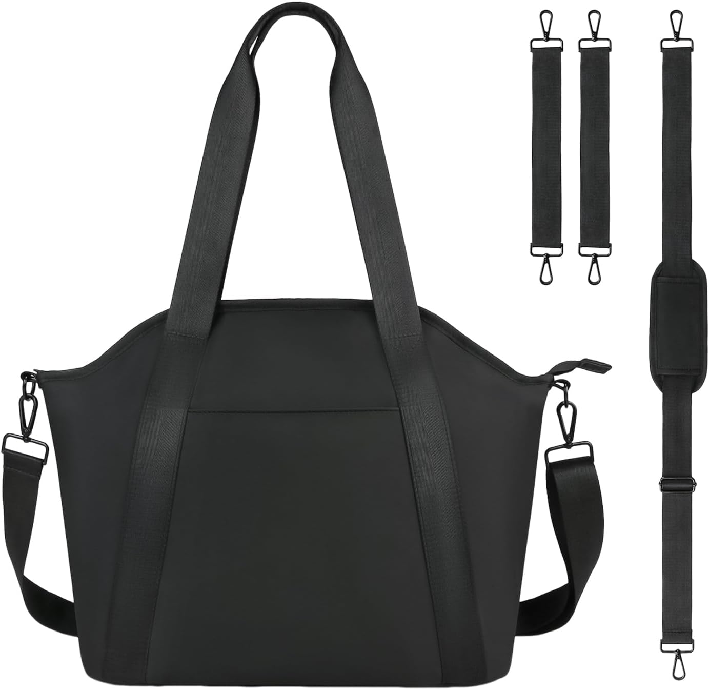 Diaper Bag Tote Large - Waterproof Storage Bag, Stroller Diaper Bag with Straps | Baby Travel Supplies Organizer, Pu Leather Mommy Bag with Insulation for Moms, Large Capacity Bag Milk Bottle Holder,