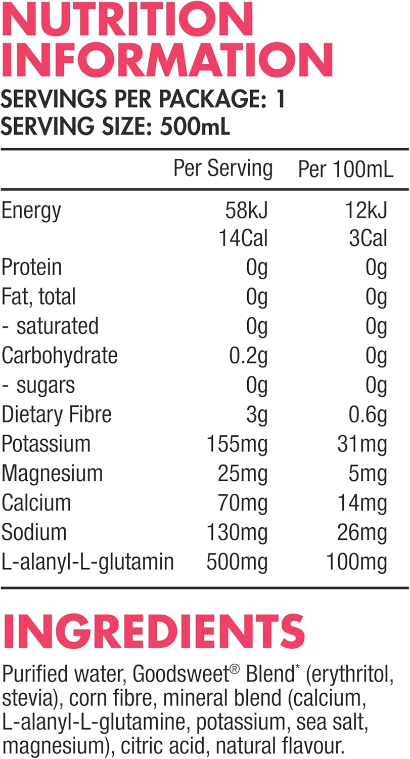 Pace Rapid Hydration &ndash; Watermelon &ndash; Natural and Zero Sugar &ndash; 12 X 500Ml Bottles image number 3