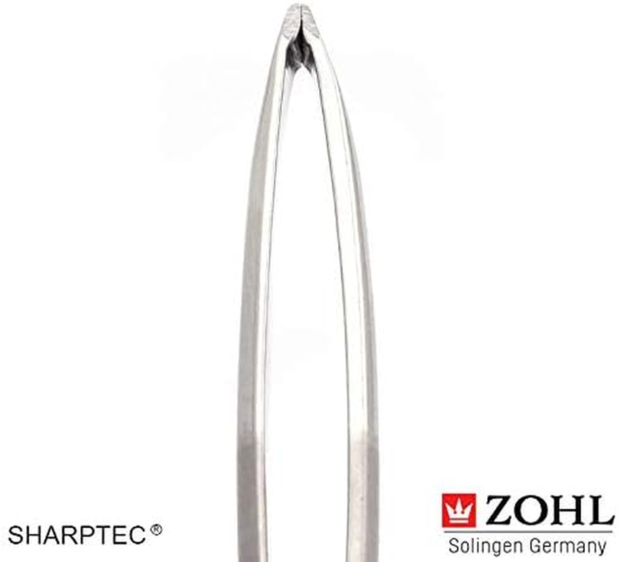 ZOHL Solingen Professional Eyebrow Tweezers Straight Tip - Made in Germany image number 5