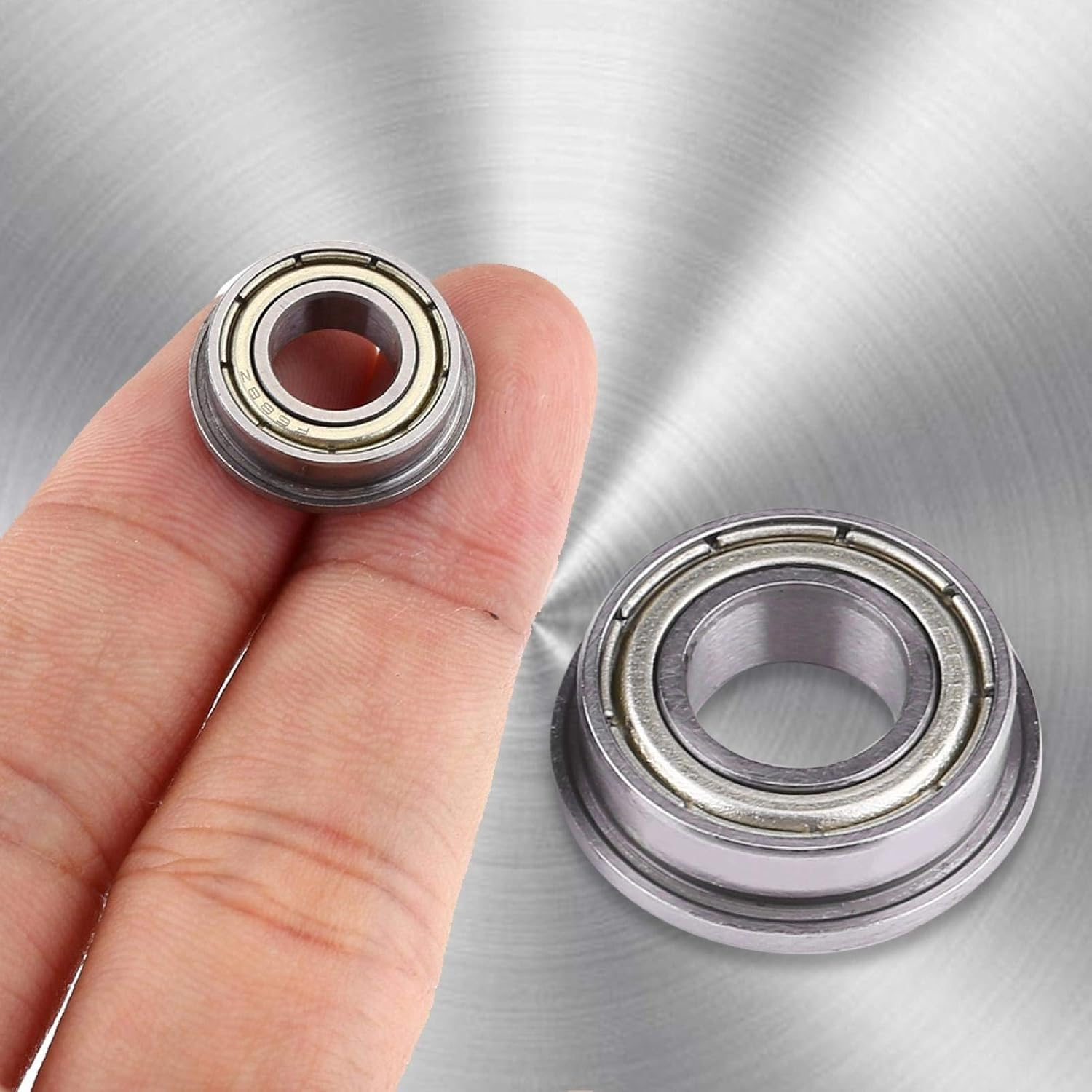 Bearing, Double Shielded Miniature Bearing, 18Mm Flange 10Pcs/Set F688Zz for 8Mm Shaft/Rod Projects Mechanical Equipment image number 4