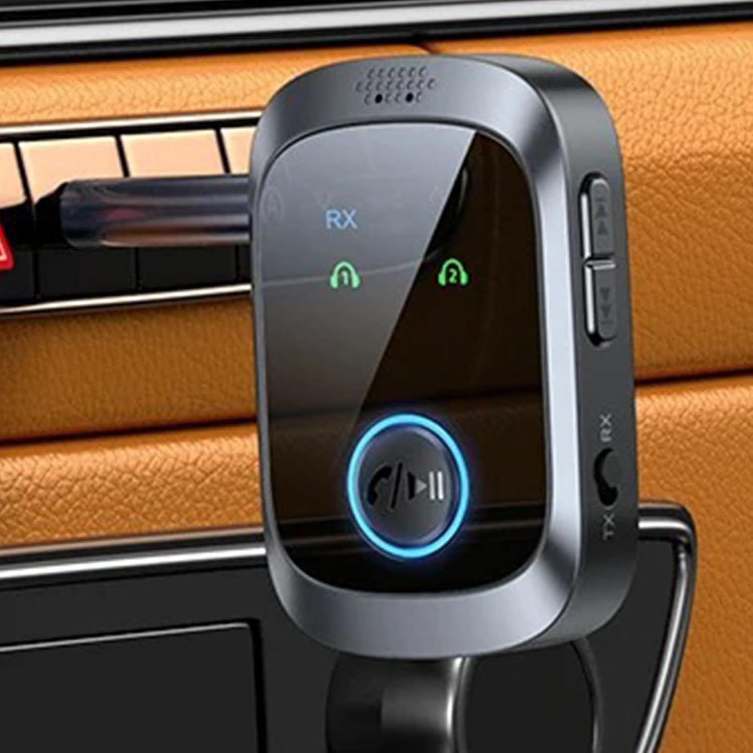 Wireless Audio Transmitter | Wireless Receiver Transmitter - Double Stream Multipoint 2 in 1 Hifi LCD Screen for Music Game Consoles Tvs Speakers Cell Phones Pc Car Home Gym image number 5