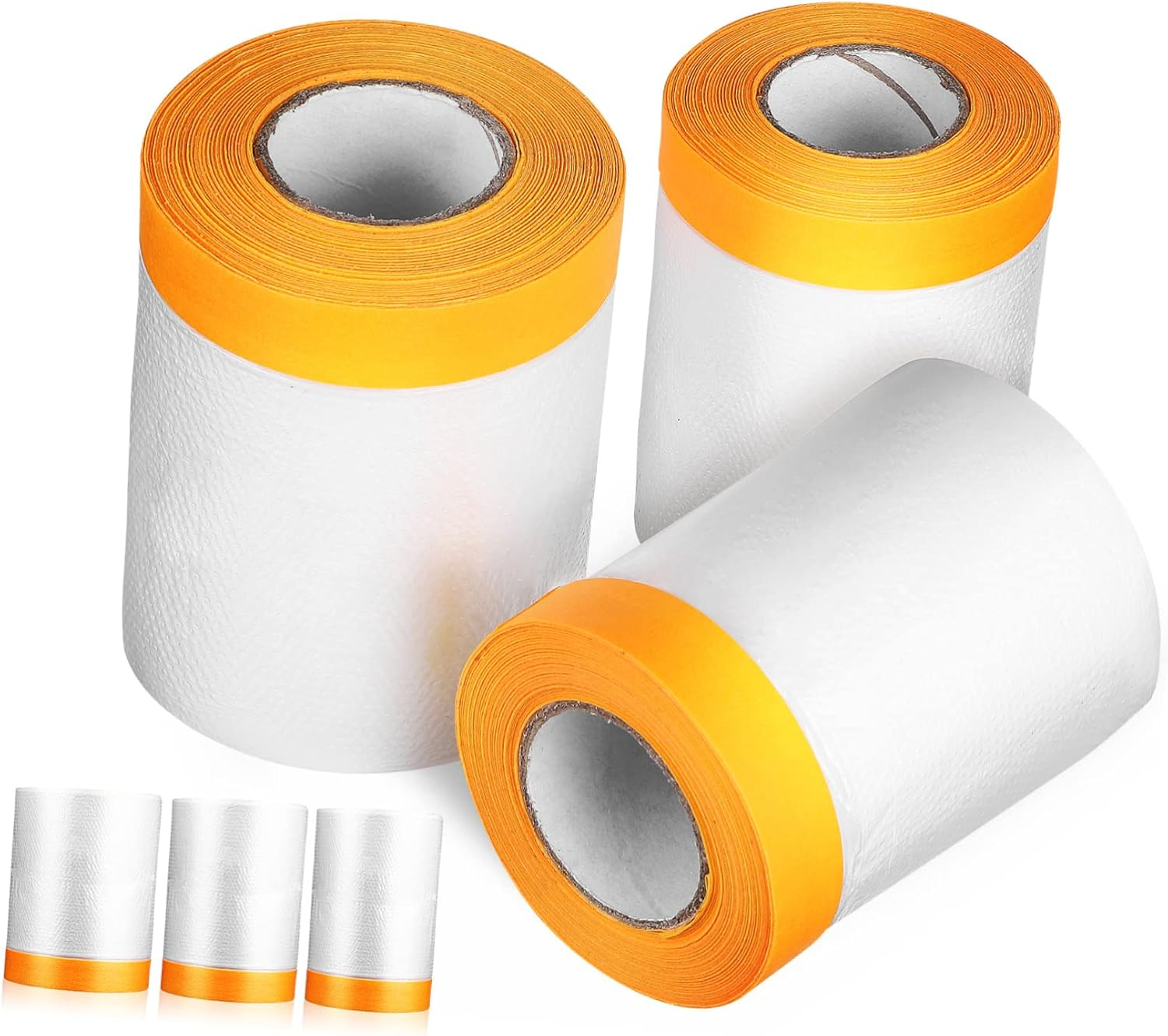 Masking Film Roll Set 6Pcs 30Cm X 30M 55Cm X 25M Adhesive Covering Tape for Floor Furniture Carpets Painting Protection image number 6