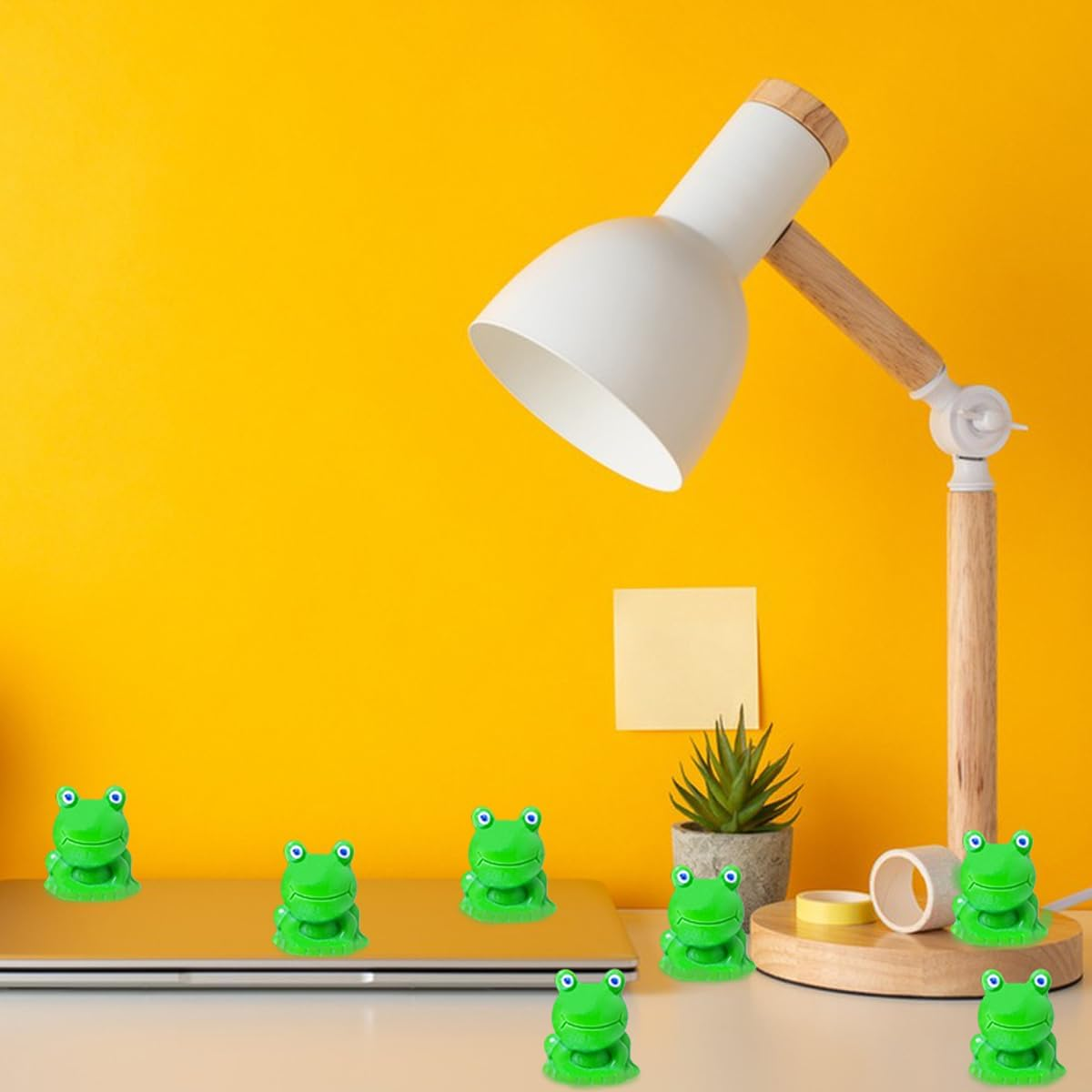 30 Pcs Mini Resin Frog Decor Green Miniature Cute Frogs Figurines Small Animals Model Crafts Little Garden Landscape Potted Decorations image number 2