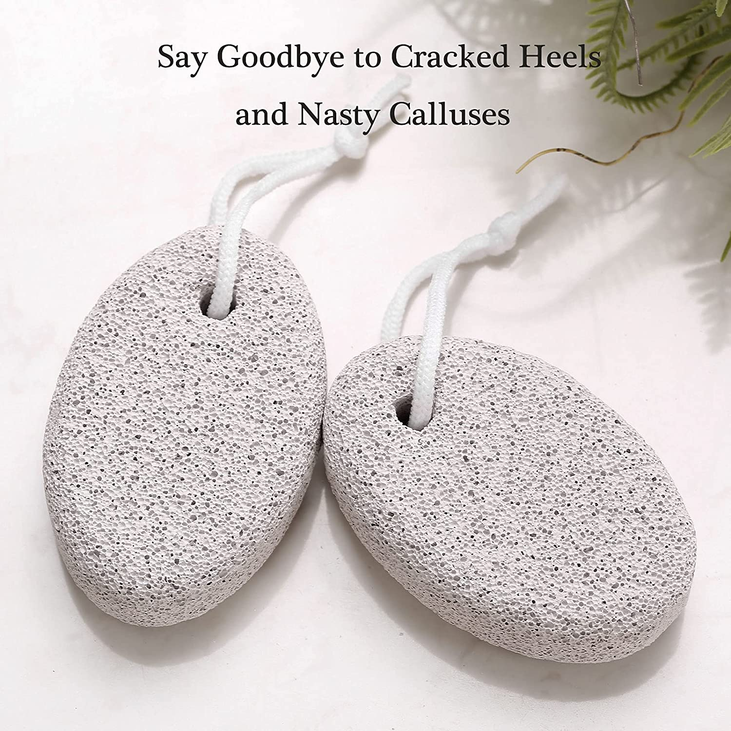 2PCS Natural Pumice Stone for Feet,Exfoliation Remove Dead Skin Pedicure Tool,Lava Pedicure Tools Hard Skin Callus Remover for Feet and Hands image number 3