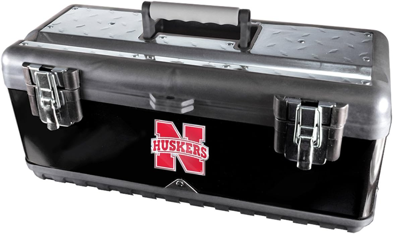 NCAA Nebraska Cornhuskers Heavy Duty Steel Toolbox
