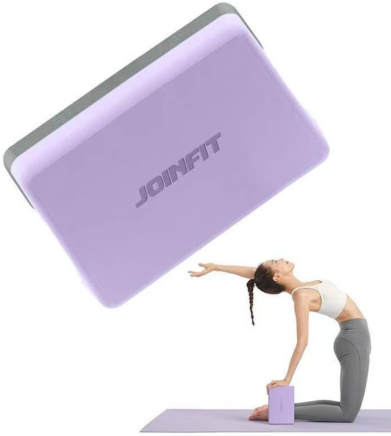 Yoga Blocks, High Density Yoga Bricks 2 Pack/1 Pack, Multicolour Lightweight EVA Foam Blocks for Yoga, Pilates, Meditation - Yoga Accessories for Stability, Balance, Deepen Stretches image number 2