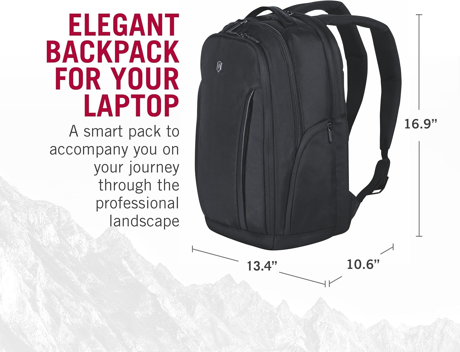 Victorinox 602154 Altmont Professional Essential 15" Laptop Backpack, Black image number 4