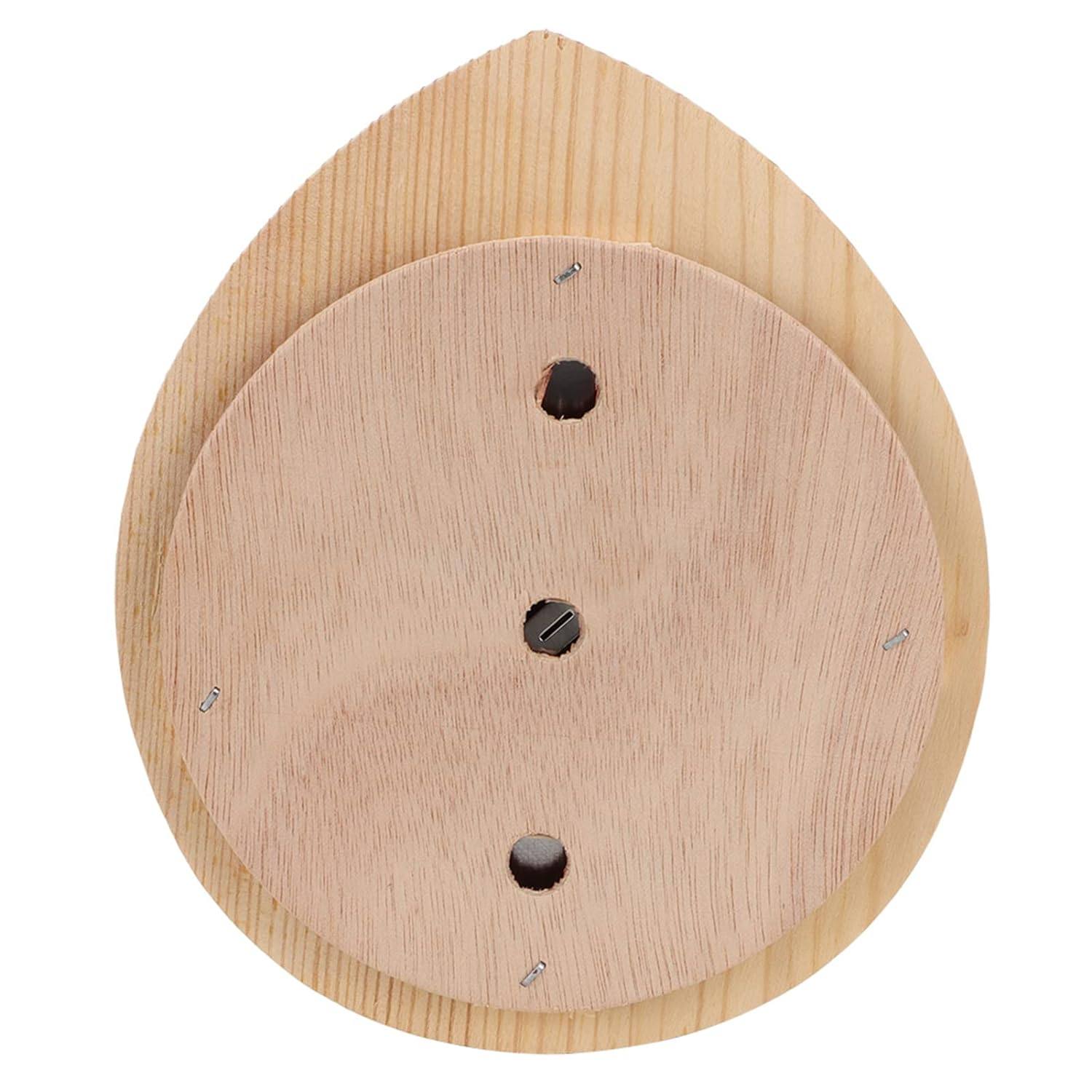 Changor Sauna Hygrometer Thermometer 2 in 1 Drop Shaped Design Handmade Wooden Thermo Hygrometer for Sauna Room Steam Room image number 1