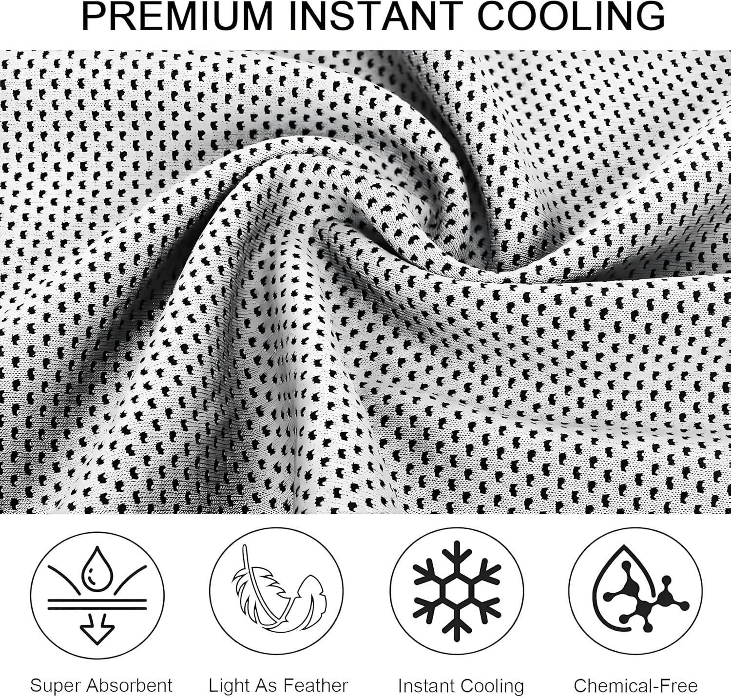 3 Pack Instant Cooling Towels - 90X30Cm Portable Ice Silk Neck Wraps | Reusable Chill Gym & Surf Towel for Hiking, Beach, Gym | Fast Dry Tech (Blue/Charcoal/Light Grey) image number 1