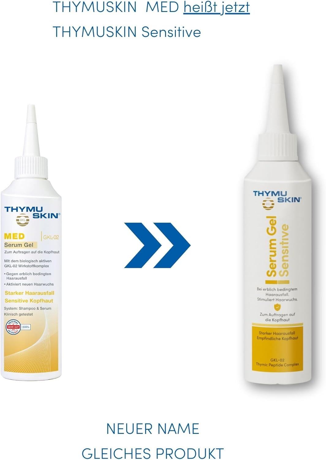 THYMUSKIN Med - Hair Care Peptides Serum (Step #2) for Hair Growth Due to Hair Loss - for Sensitive Hair and Scalp Conditions Where Balding Is Already Present image number 2