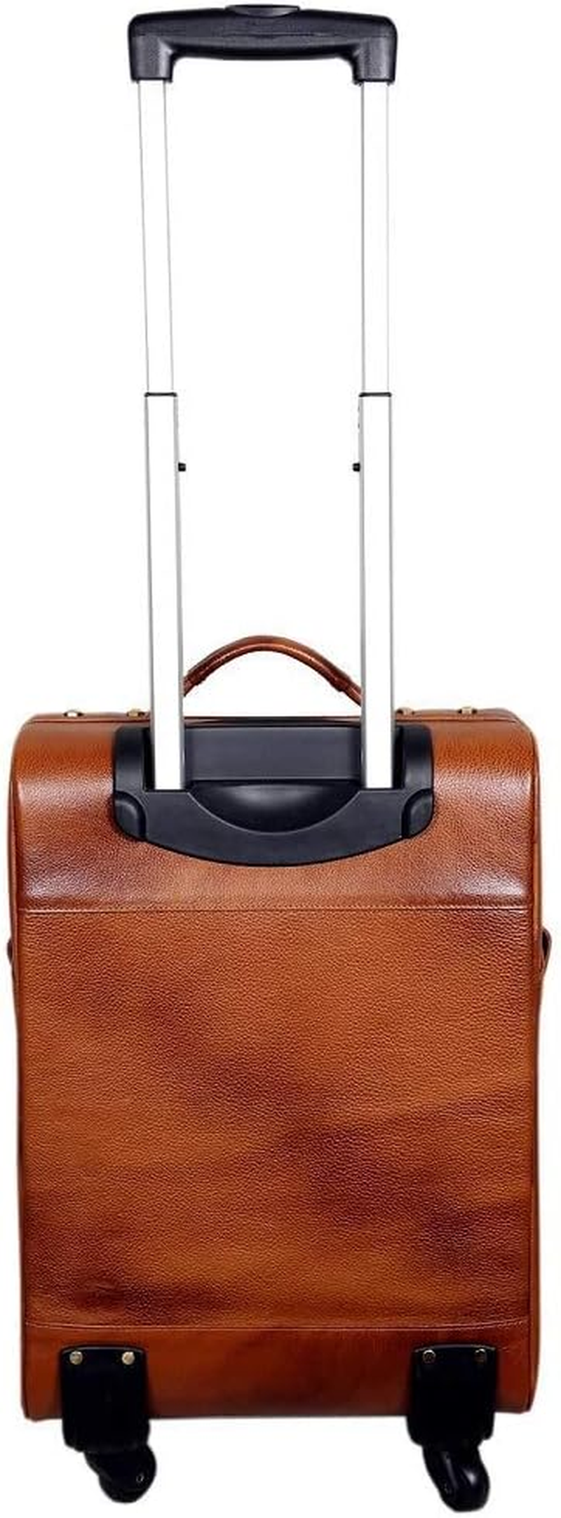 RICHSIGN LEATHER ACCESSORIES Cabin Size Laptop Trolley Bags for Men Luggage with 4 Wheels (46 Litres) (TAN) (Dimension-H-20 X L-14 X W-10 Inch)(Weight-3 KG /3000 GR), TAN, M, Luggage, TAN, M, Luggage image number 6