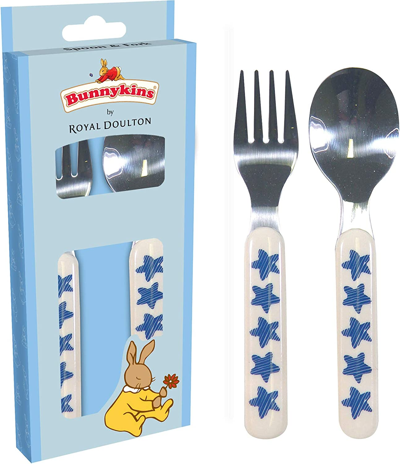 Bunnykins TTAT/B08D Spoon and Fork, Shining Stars Design image number 4