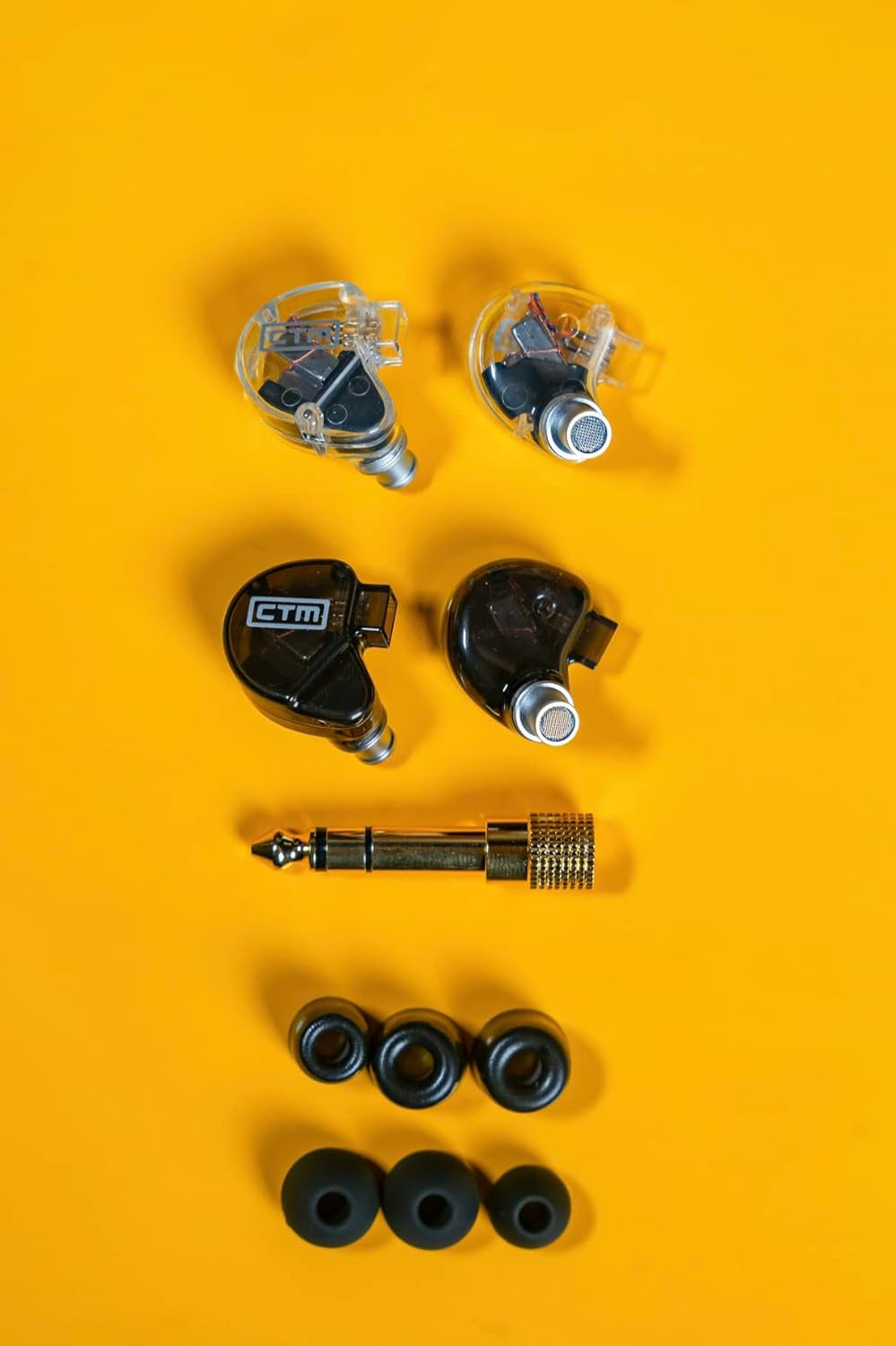 CTM CE220 - Pro Isolating Dual Driver Wired Earphones by Clear Tune Monitors (Clear) image number 3