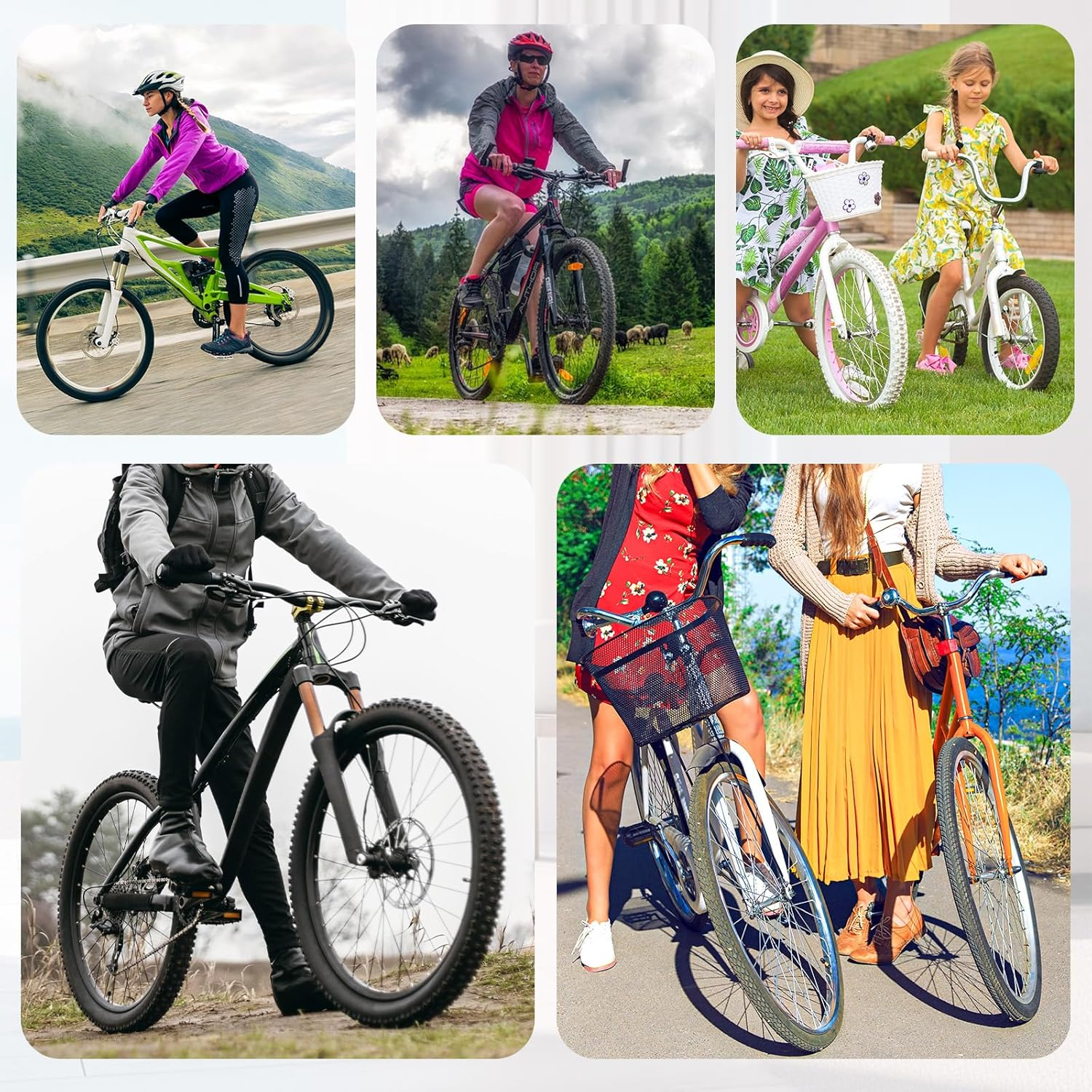 20 Pcs Aluminum Presta Valve Adaptor, Convert Presta to Schrader, French UK to Us Adaptor Universal Inflate Tire Using Standard Pump or Air Compressor Bike Inflatable Connector (10 Colors) image number 2