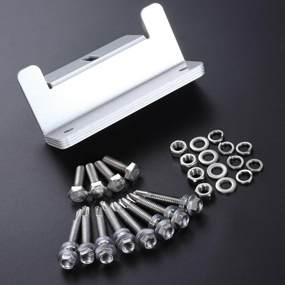 Solar Panel Mounting Brackets Aluminum Kit Flat Roof Mount Bracket Boat Caravan image number 2