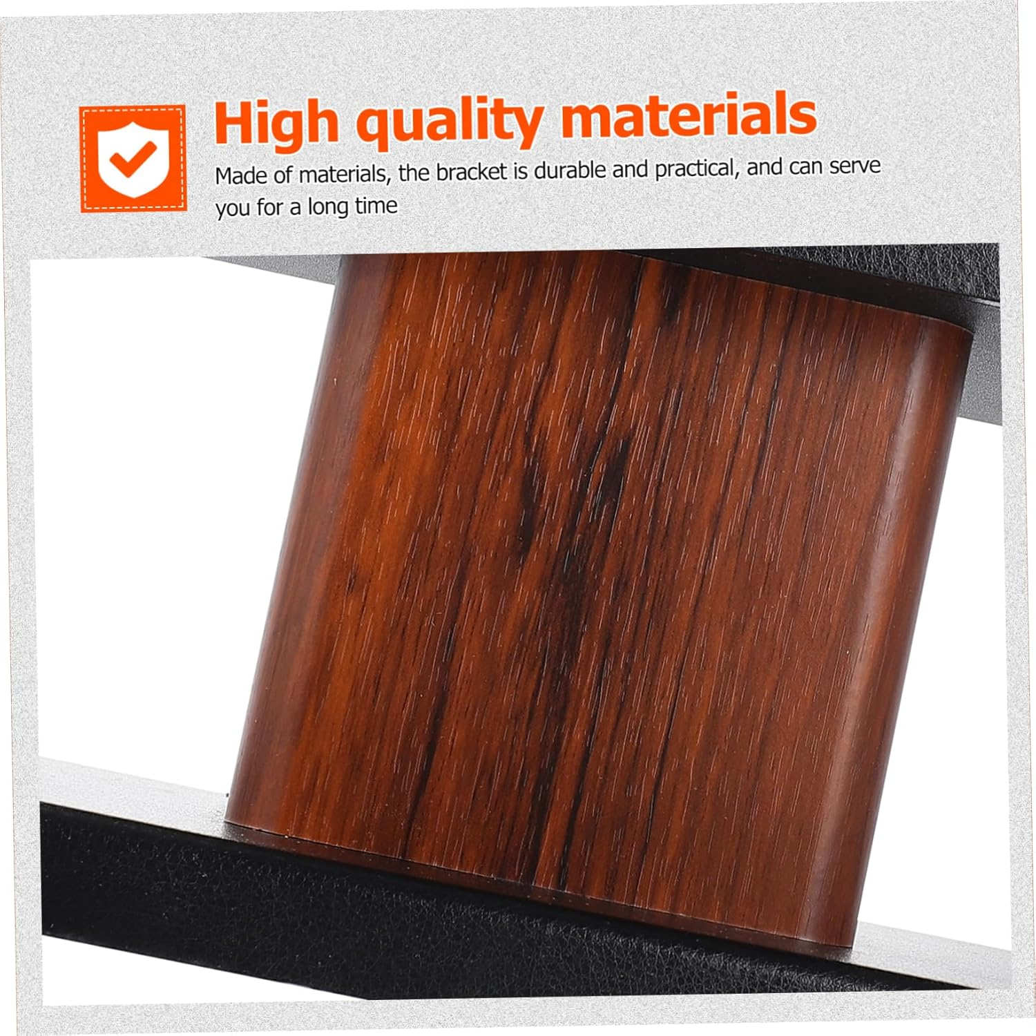 SWOOMEY Multipurpose Floor-Standing Speaker Stands Pair 15Cm High Hifi Audio Brackets Suitable for Bookshelf Surround Speakers for Home Theater and Music Listening image number 4