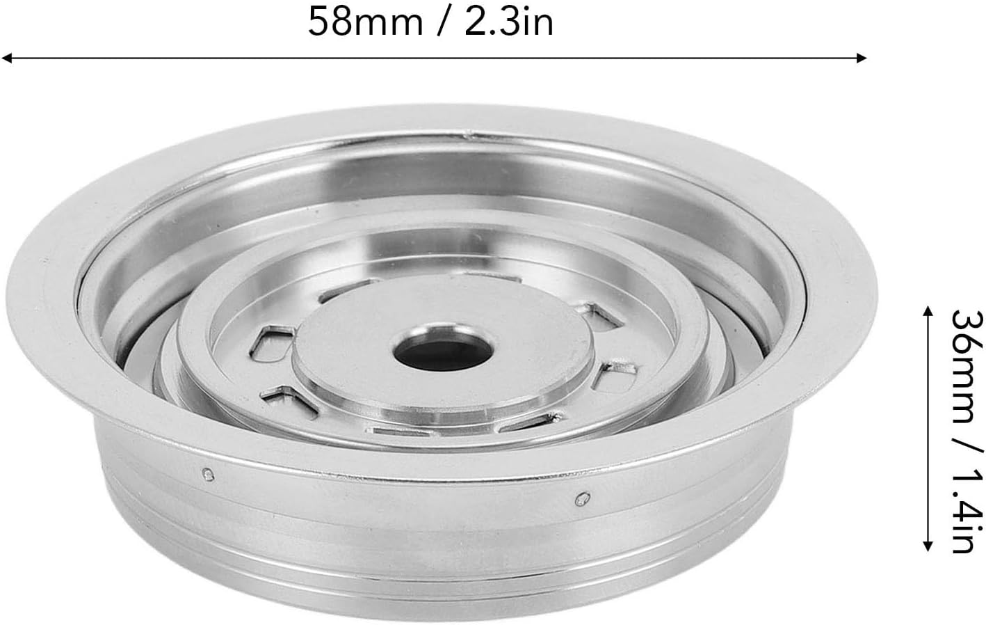 Reusable Stainless Steel Coffee Pods Adapter, Pod Converter Holder, Compatible with ENV135, Vertuoline GCA1, Vertuo Next , DIY Your Coffee Flavor (150Ml) image number 1