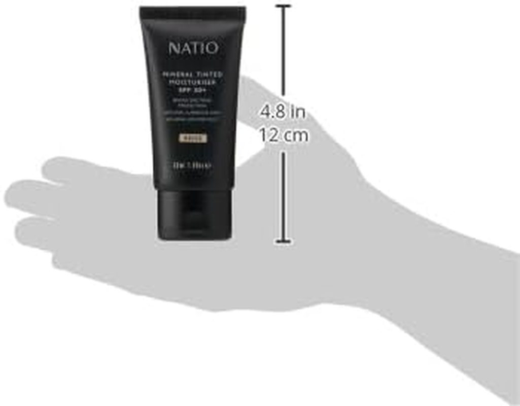 Mineral Tinted Moisturiser SPF 50+ - Beige 50G - Vegan Luminous Tinted Moisturiser - Made in Australia image number 3