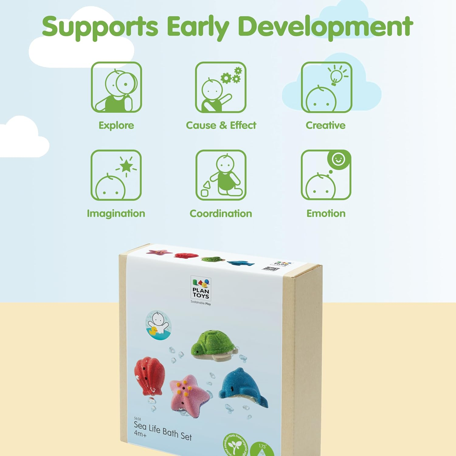 Plan Toys Sea Life Play Set image number 1