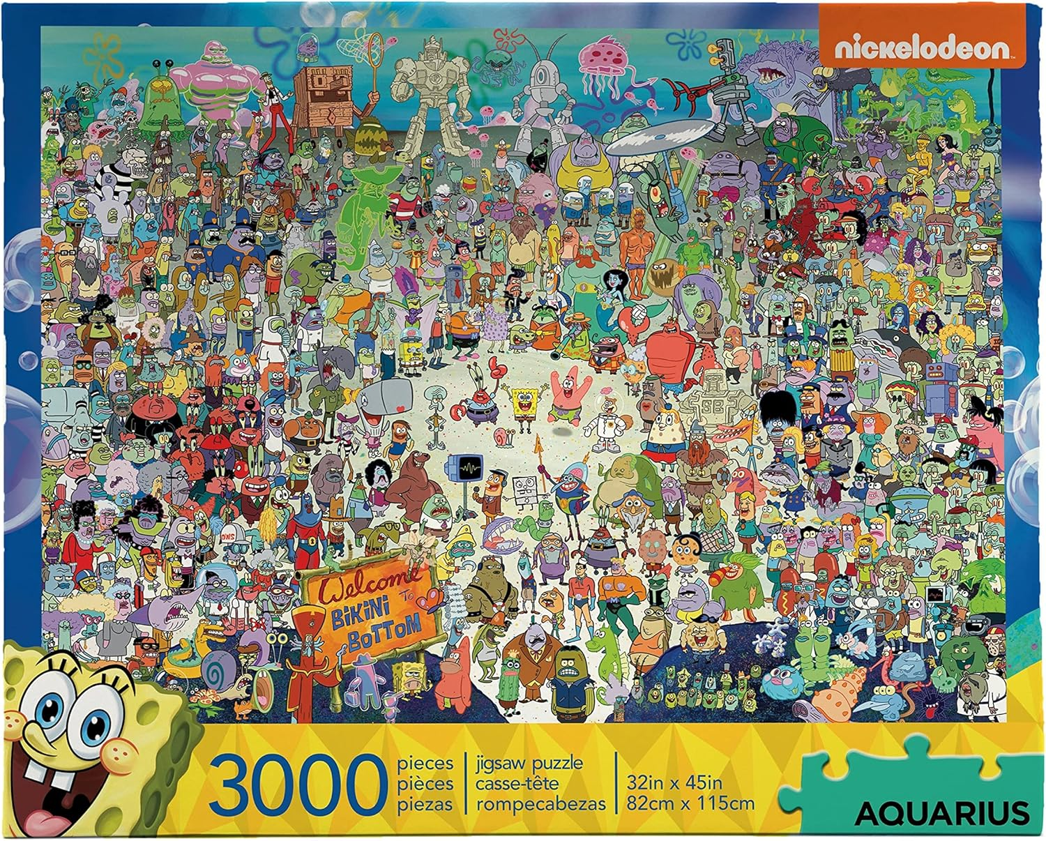 Aquarius 68508 Spongebob Squarepants 3,000Pc Puzzle