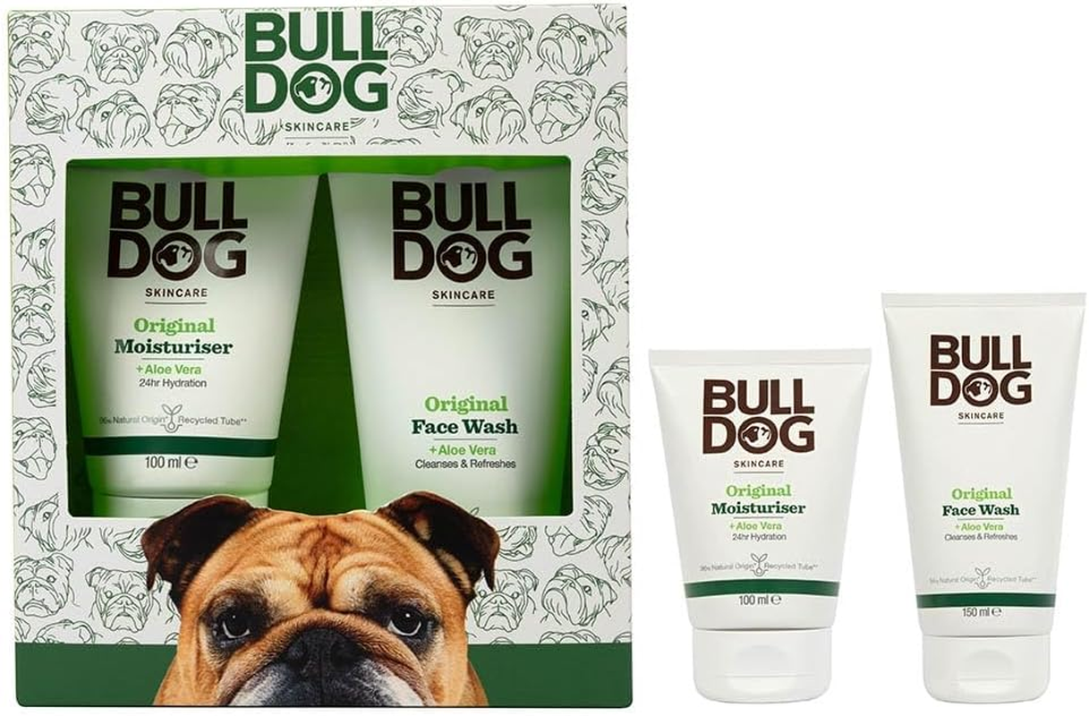 BULLDOG SKINCARE - Skincare Duo Giftset for Men | Father'S Day Gift | Mens Grooming Gift Set | Original Moisturiser & Face Wash | Vegan Friendly image number 3