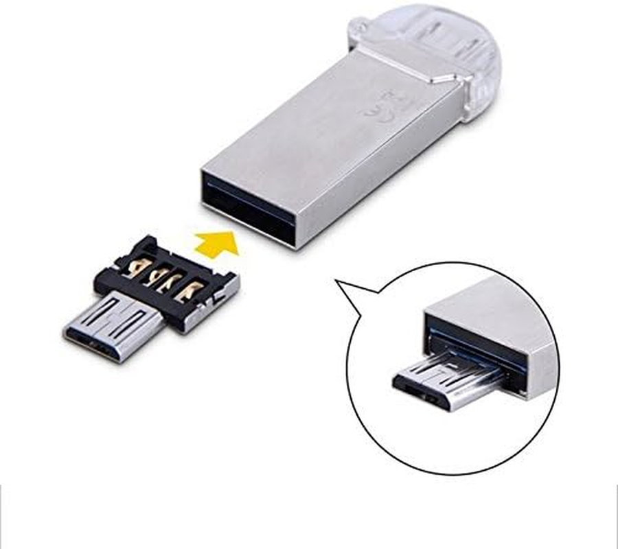 Chenyang Micro USB OTG Adapter Micro USB Male to USB 2.0 Female Ultra Mini Size Connector Adapter image number 2