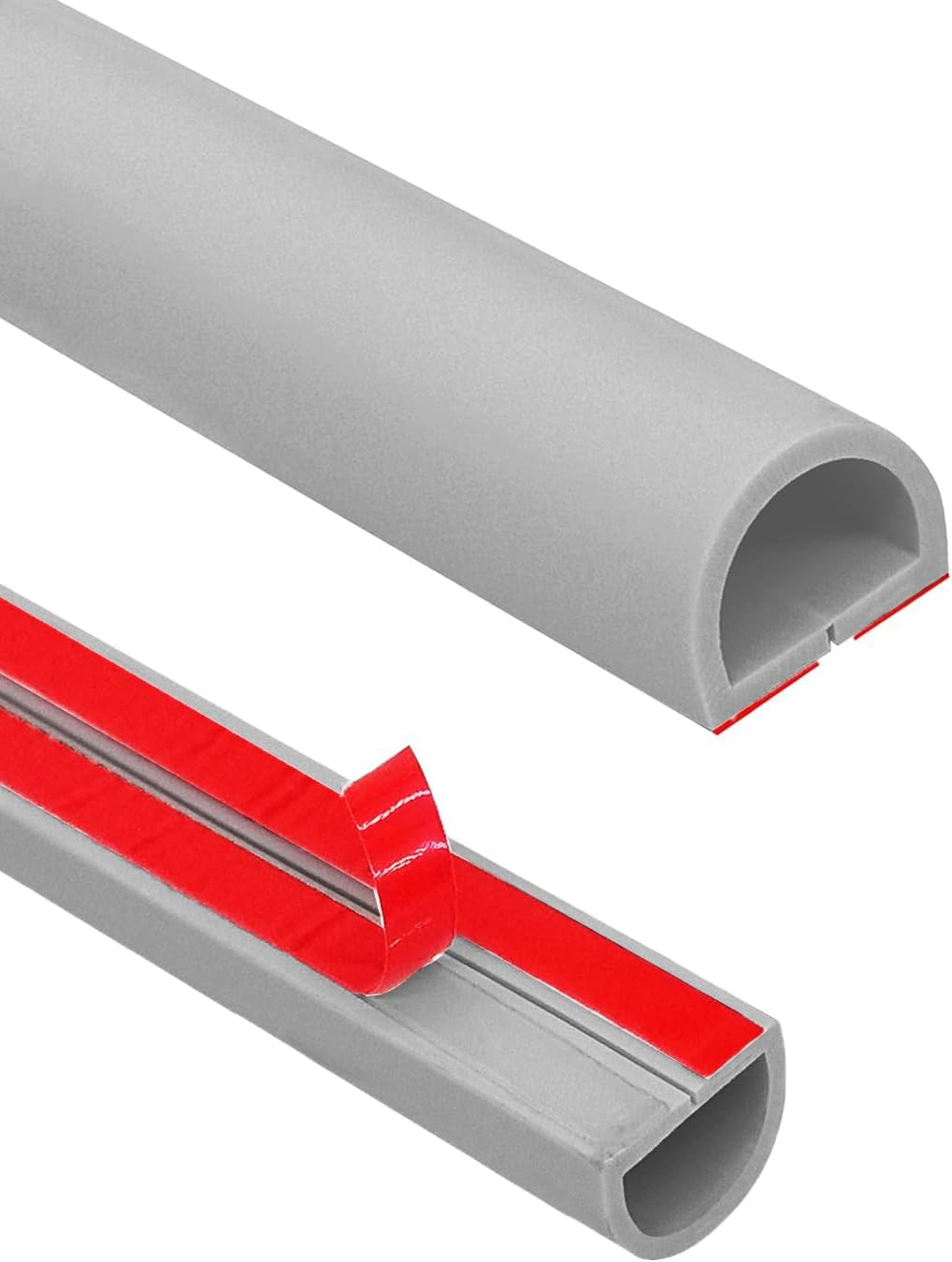 ADYAWEN 78 Inch Wall Cord Hider,Self-Adhesive Wire Cover Raceway for Walls, Flexible PVC Cable Concealer for Home and Office, Cord Protector W0.59 H0.39In - White