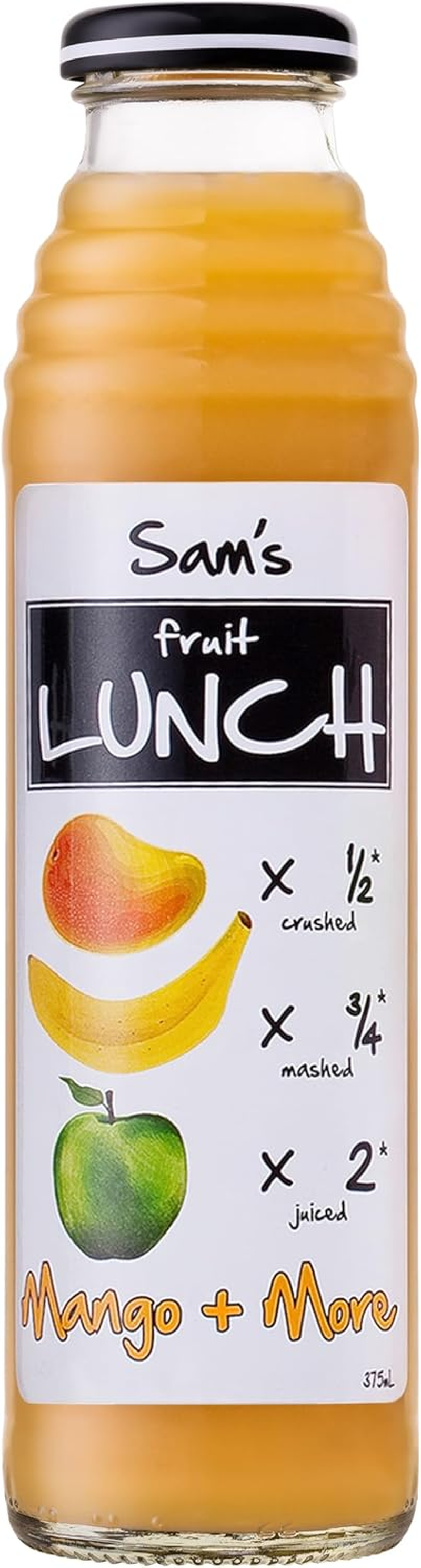 Sam'S Juice Fruit Lunch Juice, 12 Bottles X 375 Ml