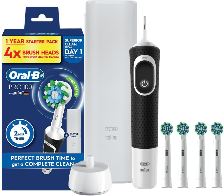 Oral-B Pro 100 1 Year Starter Kit Electric Toothbrush image number 4