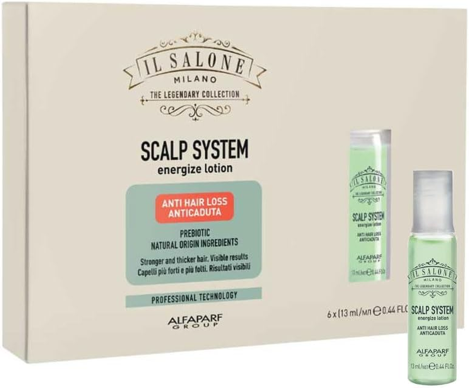 Alfaparf Il Salone Milano Scalp anti Hair-Loss System for Weak Hair Vials 6X13Ml