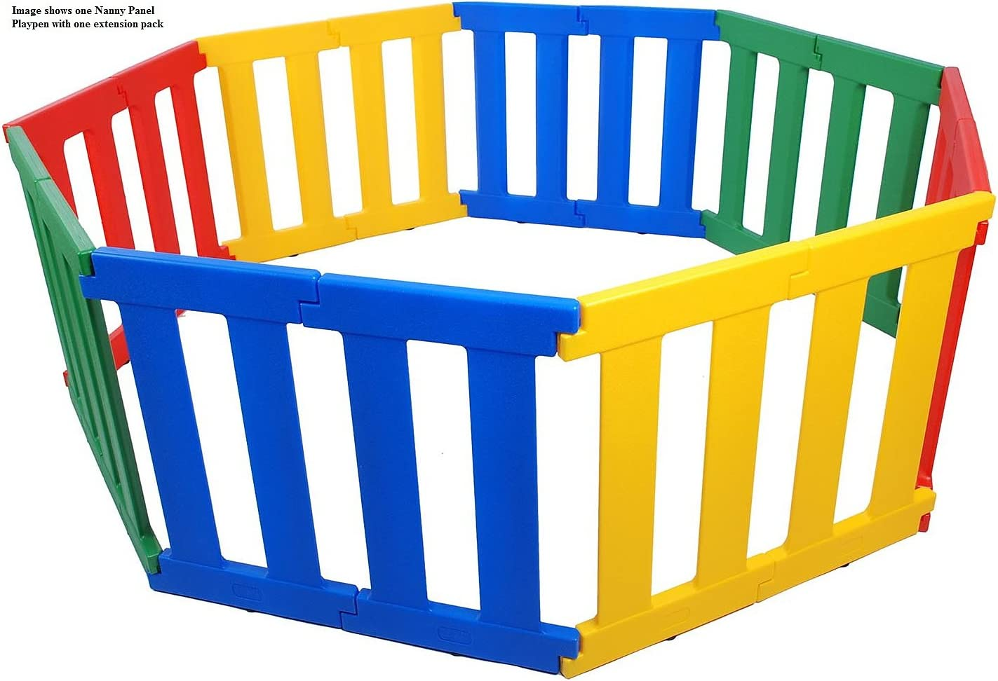 Tikktokk Nanny Panel Extension Kit (4 Panels), Multicoloured image number 2