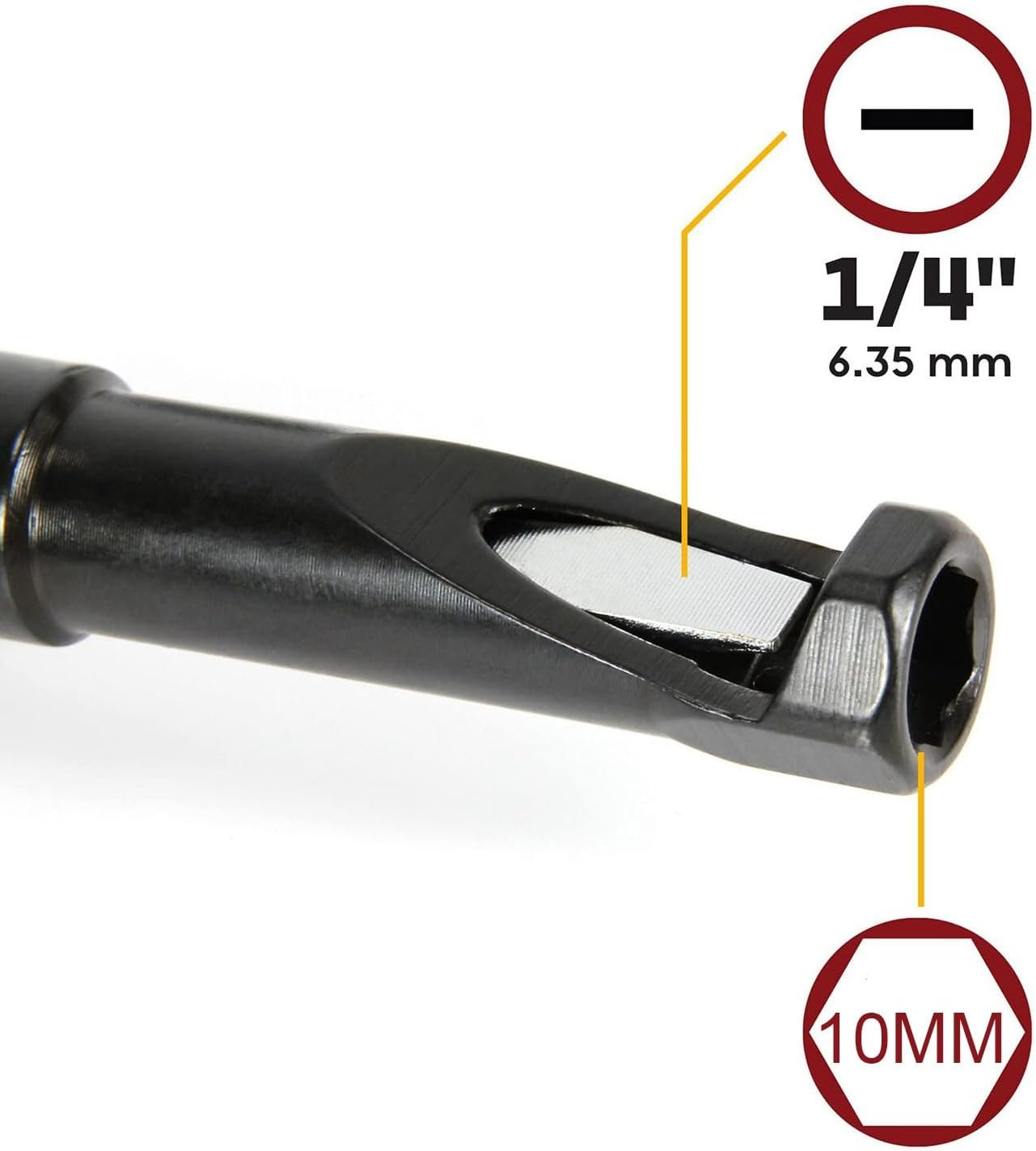 10Mm Jam Valve Adjustment Tool, Slotted Valve Adjustment Tool Jam Nut Compatible with Wide Compatibility Versatile Fit for Japanese Car Engines image number 1