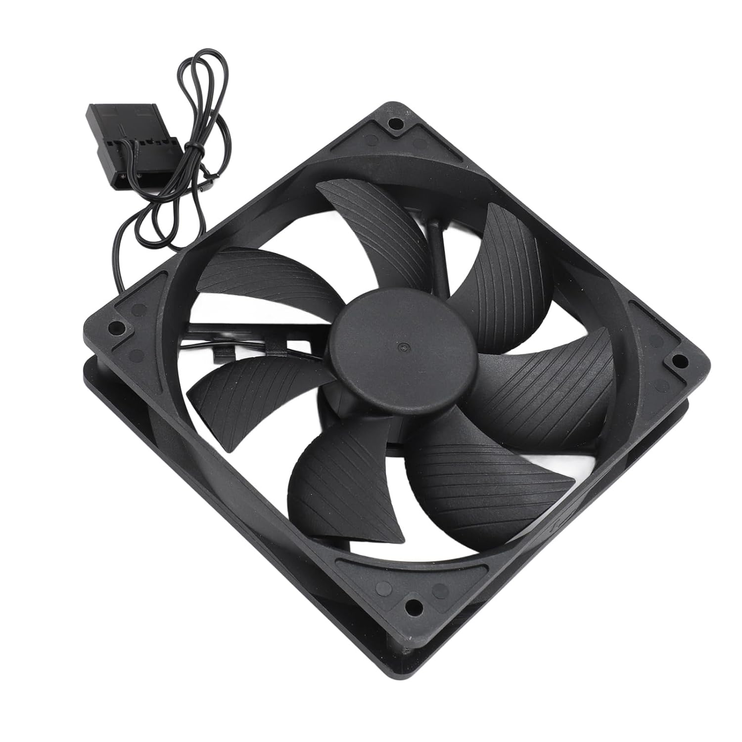 120X120X25Mm PC Case Fan, 12V 0.5A 2 Pin Cooling Fan, 3000 RPM Ball Bearing Computer Case Fan, 39Dba, for PC Computer Case image number 1