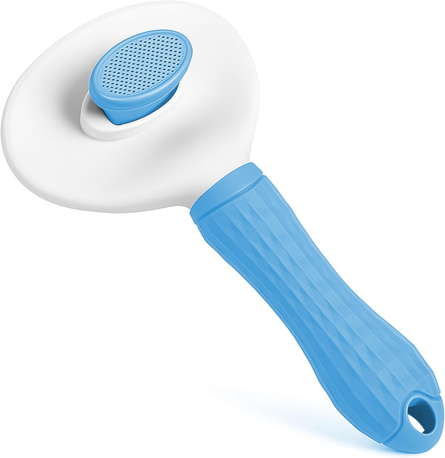 Retoo Dog Brush, Cat Brush, Self-Cleaning - Pet Hair Brush against Undercoat, Loose Hair & Tangles - Ergonomic Handle, Grooming Brush for Short & Long Hair, Gentle Massage image number 4