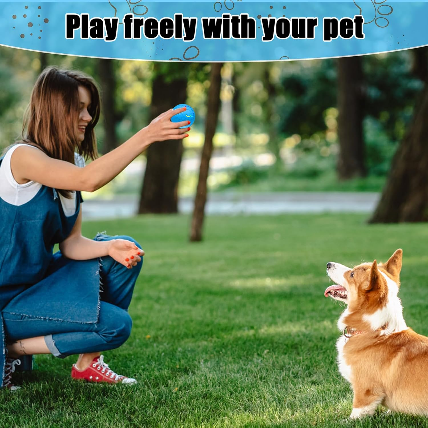 Interactive Dog Toy Ball,Automatic Moving Dog Toy Ball, Vibrating Ball for Dogs for Small, Medium, Large Dogs - Grey image number 6