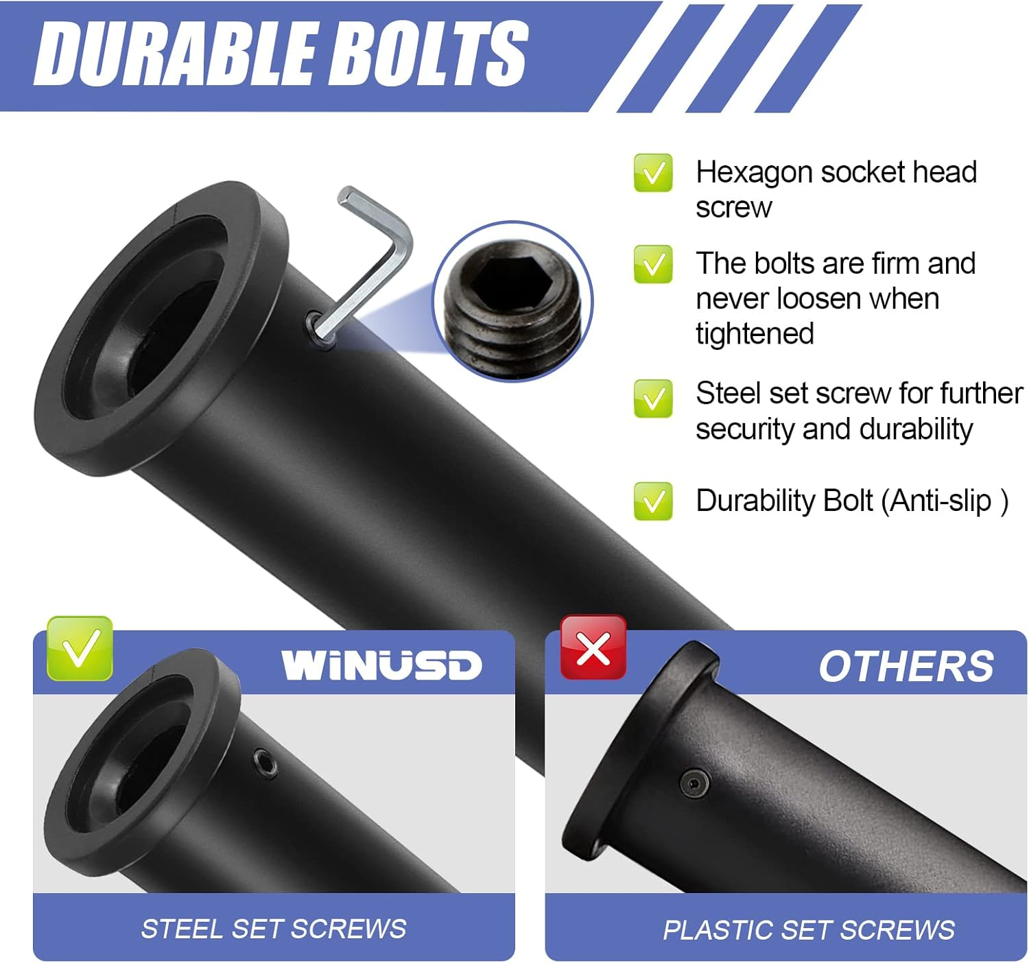 Olympic Adapter Sleeve, Converts Olympic Bars or Posts,1" Standard Weight Plate Posts to 2" image number 4