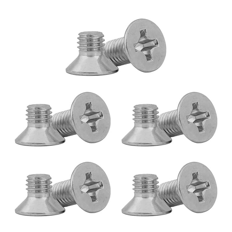 10PCS M3M4X6 Stainless Steel Grub Screws Door Handle Fixing Screws Cross Pan Head Machine Screws & Hex Bolt-Nut Countersunk Bolts for Door Handles, Light Fixtures & Home Repair image number 3