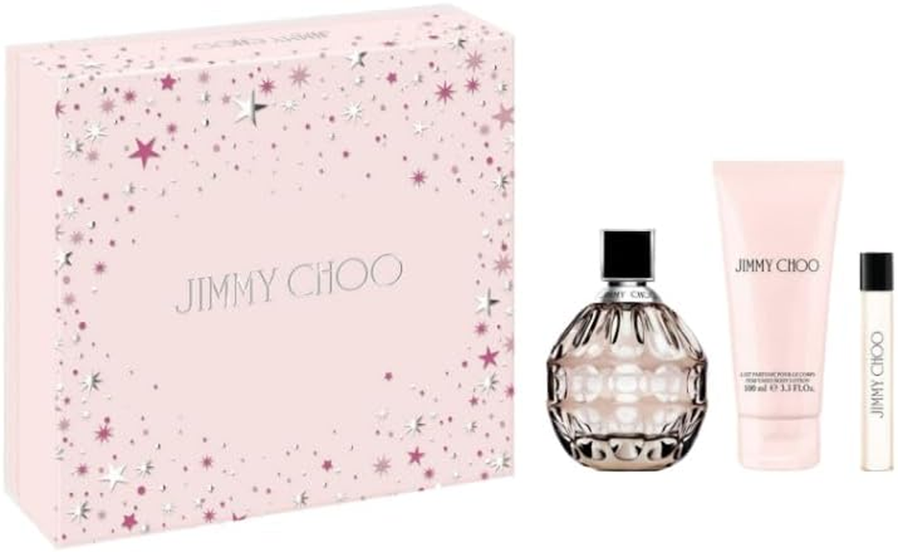 Jimmy Choo 3 Piece Gift Set (EDP 100Ml + Bl100Ml + EDP 7.5Ml)